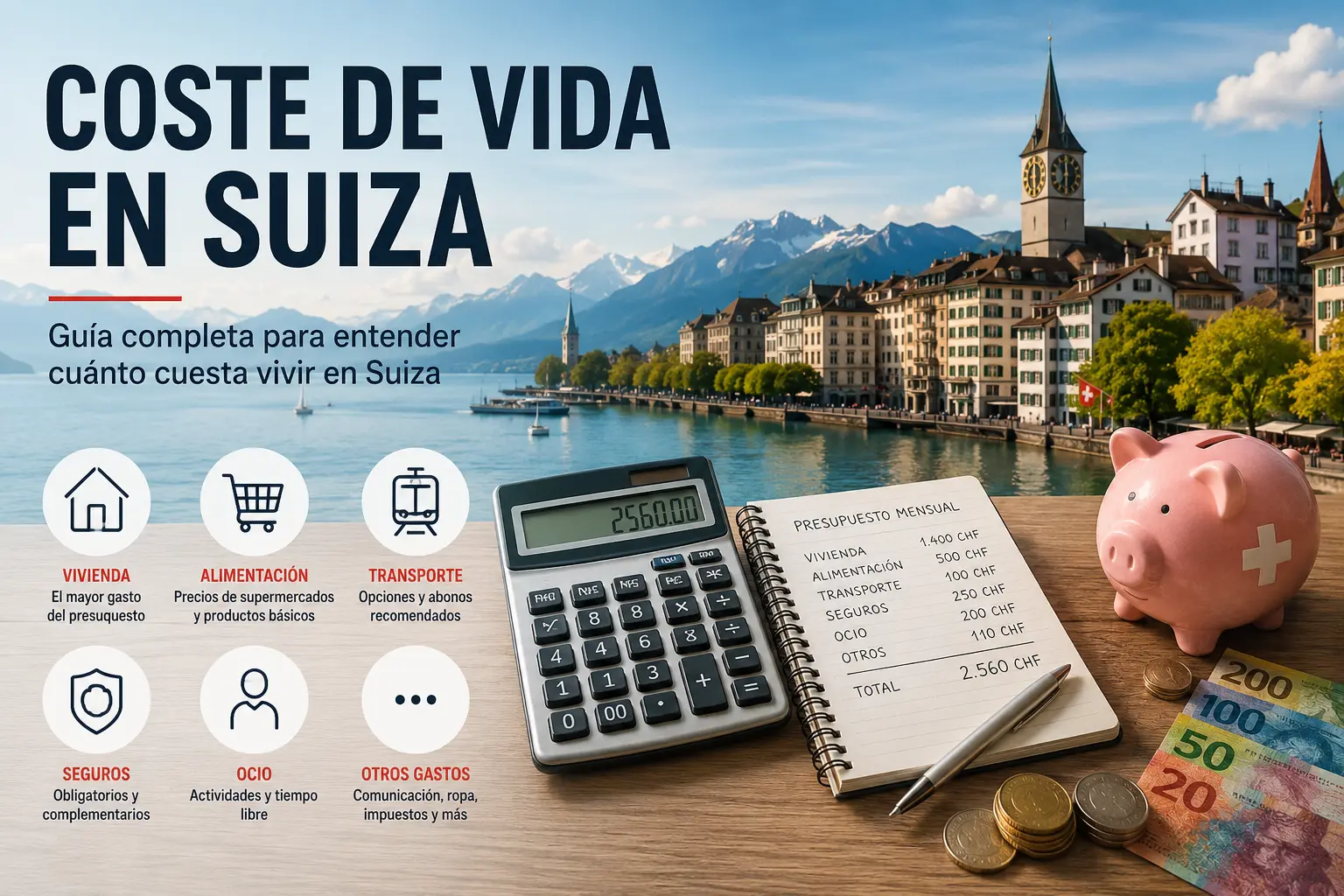 Cuánto cuesta vivir en Suiza